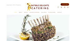 Desktop Screenshot of eatibledelightscatering.com