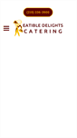 Mobile Screenshot of eatibledelightscatering.com